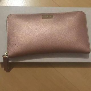 ケイトスペードニューヨーク(kate spade new york)のケイトスペード 長財布 ピンクベージュ(長財布)