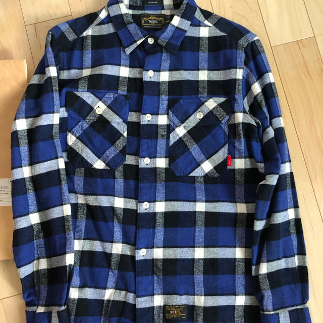 W)taps(ダブルタップス)の希少 wtaps union L/S 青M ダブルタップス descendant メンズのトップス(シャツ)の商品写真