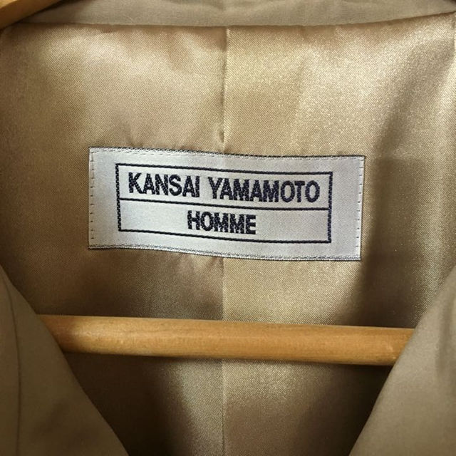 Kansai Yamamoto(カンサイヤマモト)の美品【KANSAI YAMAMOTO】メンズコート Lサイズ メンズのジャケット/アウター(ステンカラーコート)の商品写真