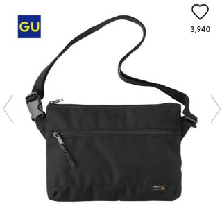 ジーユー(GU)のここここ。様専用  GU サコッシュ バッグ BLACK 人気色 完売(ショルダーバッグ)