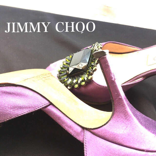 JIMMY CHOO(ジミーチュウ)の最終価格！ジミーチュウ ビジューパンプス 23cm サンダル ルブタン  レディースの靴/シューズ(ハイヒール/パンプス)の商品写真