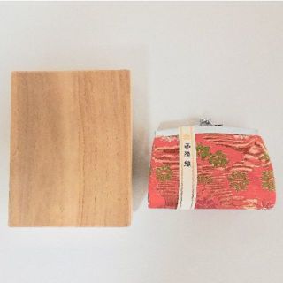 ニシジン(西陣)の西陣織のコインケース（木箱入り）/小銭入れ/ミニ財布/がま口/新品・未使用(コインケース)