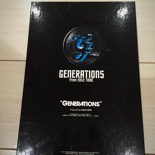 GENERATIONS(ジェネレーションズ)のgenerations ファーストアルバム エンタメ/ホビーのDVD/ブルーレイ(ミュージック)の商品写真