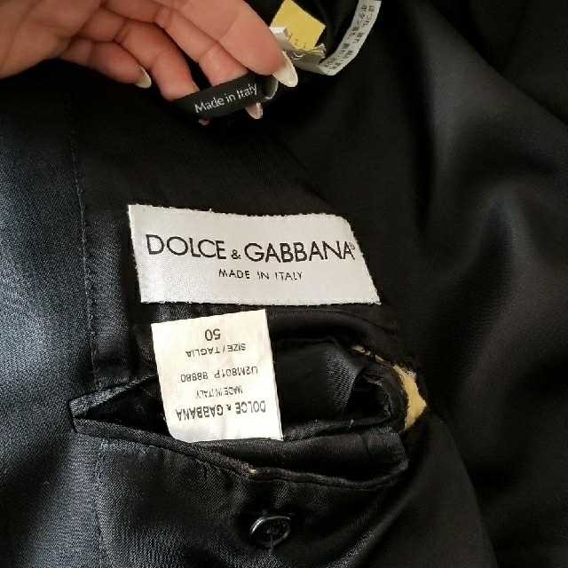 DOLCE&GABBANA(ドルチェアンドガッバーナ)のDOLCE&GABBANA メンズジャケット size 50 メンズのジャケット/アウター(テーラードジャケット)の商品写真