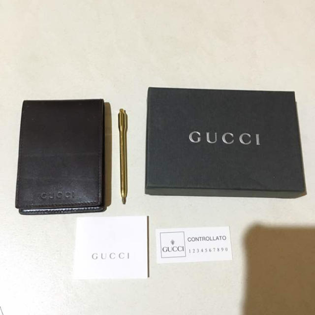 Gucci - GUCCI グッチ メモ帳ケースの通販 by ®️shop｜グッチならラクマ