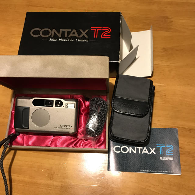 最旬ダウン - 京セラ Contax データバック付属 T2 フィルムカメラ