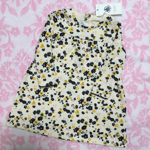 PETIT BATEAU - ☆SALE☆新品プチバトー♡チュビックイエローフラワー