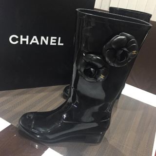 シャネル(CHANEL)のCHANEL レインブーツ 35(レインブーツ/長靴)