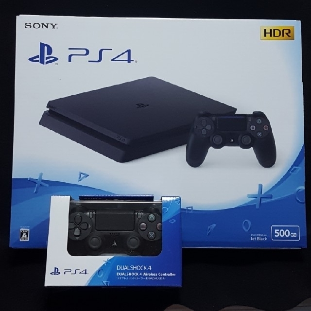 ◎値下げ【新品】 プレステ4 ブラック 500GB DualShock4 セット