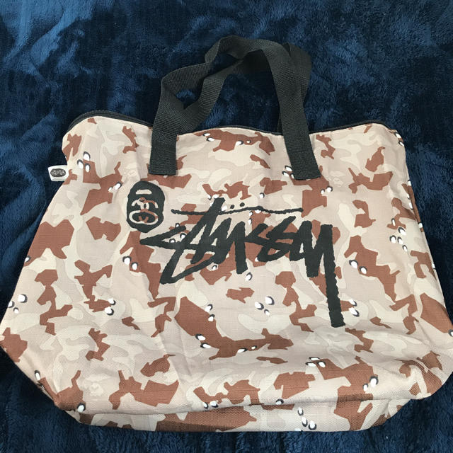 A BATHING APE(アベイシングエイプ)のb ape×stuusy トートバック メンズのバッグ(トートバッグ)の商品写真