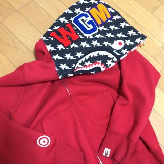 アベイシングエイプ(A BATHING APE)のシャークパーカー  AMERICAN SHARK FULL ZIP(パーカー)