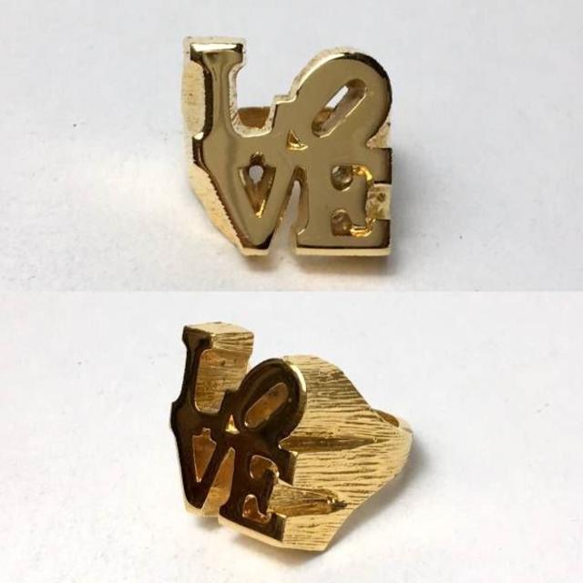 1970s ビンテージ LOVE リング ロバートインディアナ 指輪  メンズのアクセサリー(リング(指輪))の商品写真