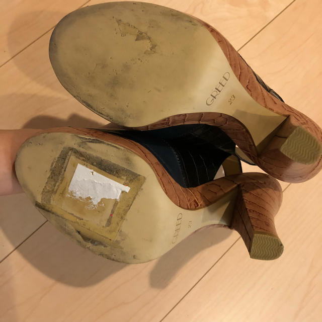 GREED(グリード)のGREED オープントゥ ミュール レディースの靴/シューズ(サンダル)の商品写真