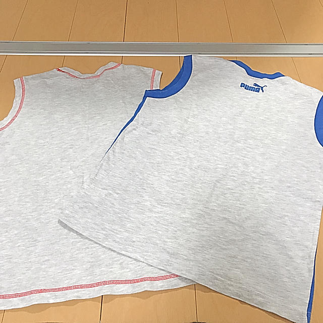 PUMA(プーマ)の風様専用プーマ ノースリーブシャツ2枚セット キッズ/ベビー/マタニティのキッズ服男の子用(90cm~)(Tシャツ/カットソー)の商品写真