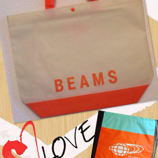 BEAMS(ビームス)のBEAMS ショッパーセット レディースのバッグ(ショップ袋)の商品写真