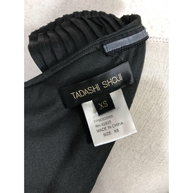 TADASHI SHOJI(タダシショウジ)の専用 XS タダシショージ Tadashi Shoji ブラック 膝丈 レディースのワンピース(ひざ丈ワンピース)の商品写真