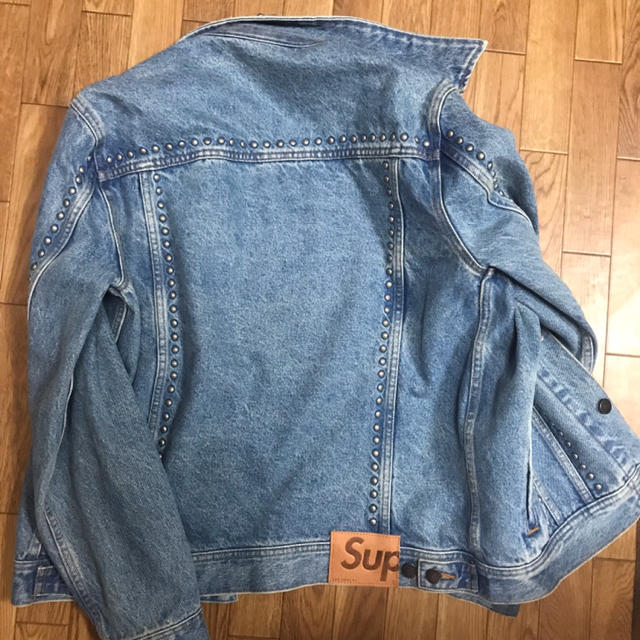 Supreme(シュプリーム)のsupreme studedd denim jacket メンズのジャケット/アウター(Gジャン/デニムジャケット)の商品写真