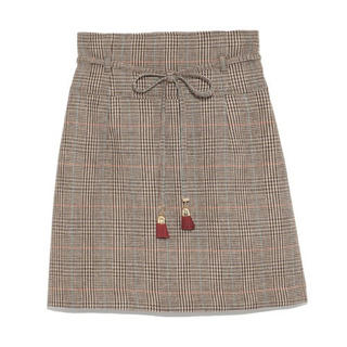 リリーブラウン(Lily Brown)のlily brown チェック台形スカート(ミニスカート)