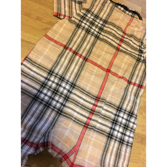 BURBERRY(バーバリー)のバーバリー  ロンパース  チェック 美品 キッズ/ベビー/マタニティのベビー服(~85cm)(ロンパース)の商品写真