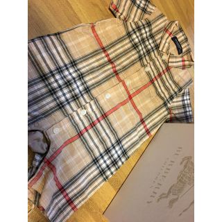 バーバリー(BURBERRY)のバーバリー  ロンパース  チェック 美品(ロンパース)