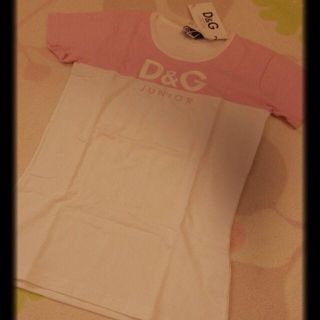 ドルチェアンドガッバーナ(DOLCE&GABBANA)の新品タグ付☆D&G☆Tシャツ(Tシャツ(半袖/袖なし))