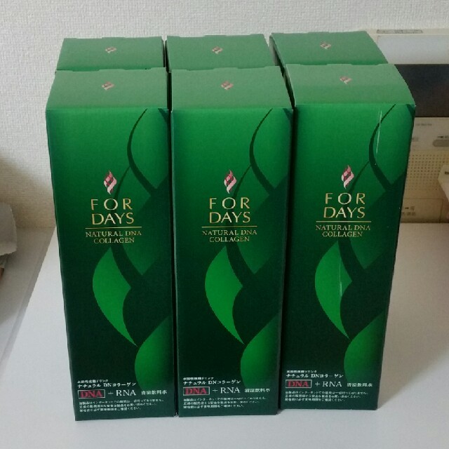 直売正規品 フォーデイズ ナチュラルDNコラーゲン 核酸 6本セット 食品