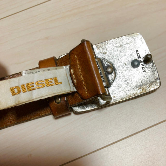 DIESEL ディーゼル 皮ベルト ブラック 90cm