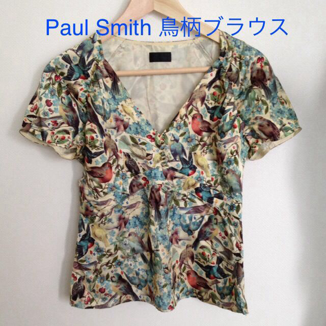 Paul Smith(ポールスミス)のPaul Smith Black鳥柄 レディースのトップス(シャツ/ブラウス(半袖/袖なし))の商品写真