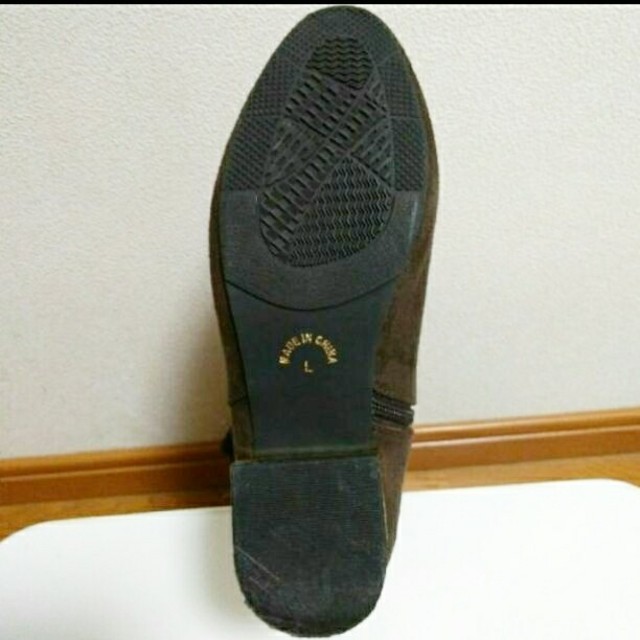FABIA(住商オットー) メタルヒールストレッチロングブーツ　ブラウンLサイズ レディースの靴/シューズ(ブーツ)の商品写真