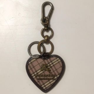 バーバリーブルーレーベル(BURBERRY BLUE LABEL)のバーバリー ピンクチェック キーホルダー♡値下げ(キーホルダー)