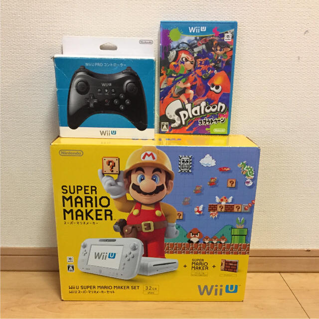 Wii U - 最終値下げ❗️Wiiu マリオメーカーセット スプラと