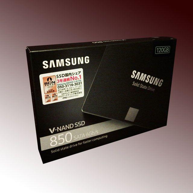 SAMSUNG(サムスン)の送料無料 3年保証★サムスンSSD850 120GB MZ-7LN120B/IT スマホ/家電/カメラのPC/タブレット(PCパーツ)の商品写真