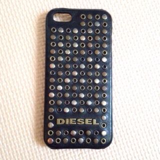 ディーゼル(DIESEL)のiPhoneケース レザースタッズ(その他)