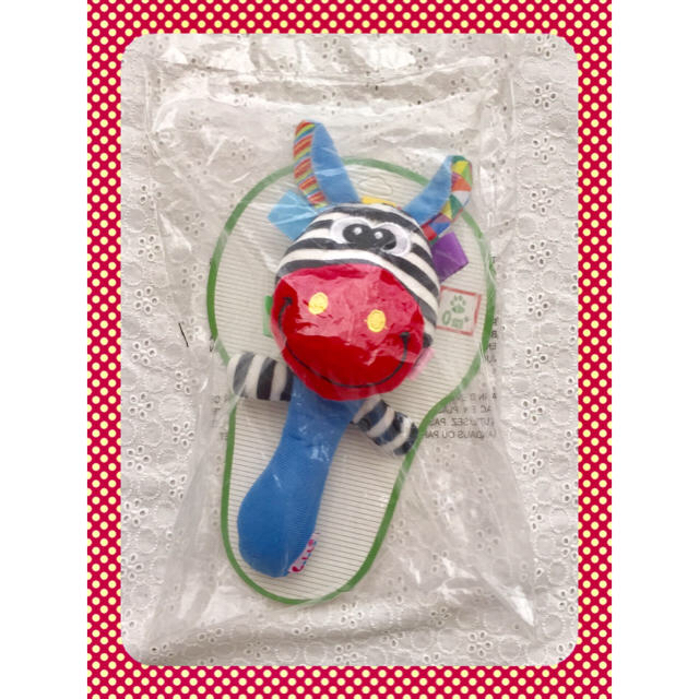 赤ちゃん ガラガラ おもちゃ ニギニギ カミカミ ラトル 新品 キッズ/ベビー/マタニティのおもちゃ(がらがら/ラトル)の商品写真
