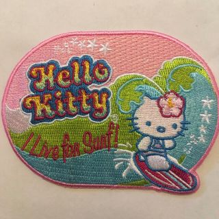 サンリオ(サンリオ)のサンリオ ハローキティ アップリケ ワッペン サマー サーフィン Kitty(各種パーツ)