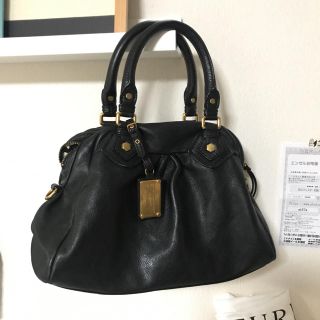 マークバイマークジェイコブス(MARC BY MARC JACOBS)の美品❤︎MARC BY MARC JACOBS 黒 本革 バッグ(ショルダーバッグ)