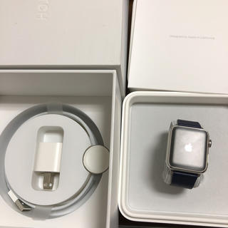 アップルウォッチ(Apple Watch)のApple watch stainless steel 1代 38mm(腕時計(デジタル))