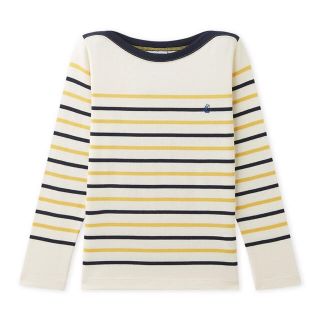 プチバトー(PETIT BATEAU)のプチバトー☆3ansマルチボーダー長袖Tシャツ カットソー(Tシャツ/カットソー)