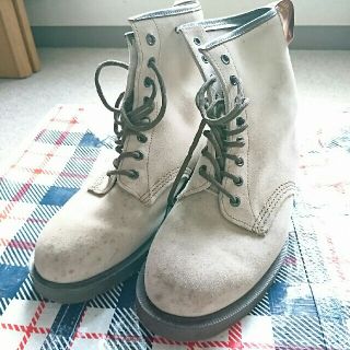 ドクターマーチン 8ホール スエード ベージュ UK8