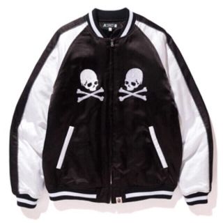 アベイシングエイプ(A BATHING APE)のXL APE x mastermind SOUVENIR JACKET bape(スカジャン)