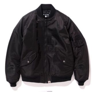 アベイシングエイプ(A BATHING APE)のLサイズ APE x mastermind MA-1 bape エイプ(ブルゾン)