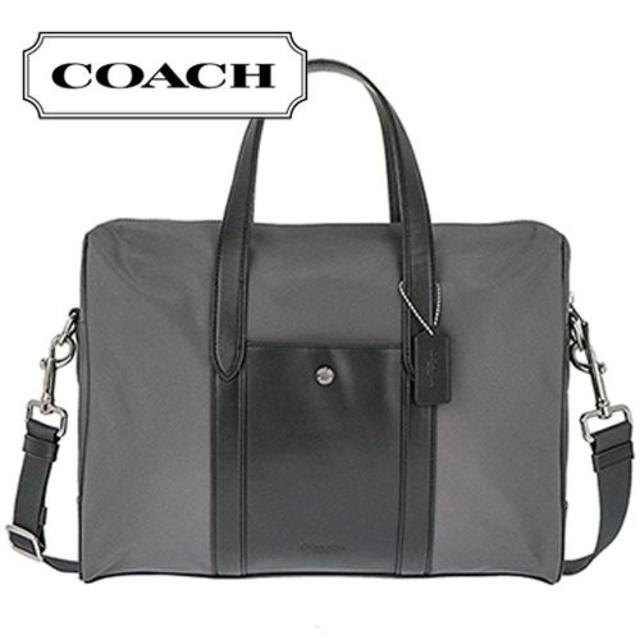 COACH(コーチ)の新品・送料込 コーチ ビジネスバッグ F21087/NIMFP グレー 2way メンズのバッグ(ビジネスバッグ)の商品写真