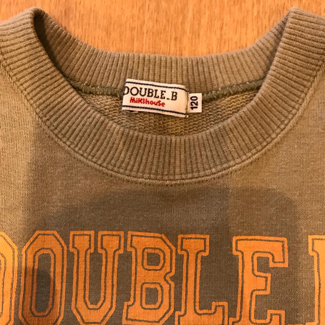 DOUBLE.B(ダブルビー)のDOUBLE.B トレーナー 120 キッズ/ベビー/マタニティのキッズ服男の子用(90cm~)(その他)の商品写真