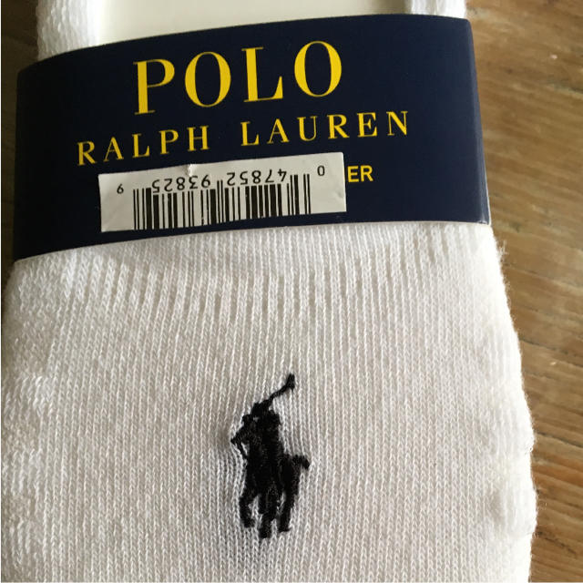 Ralph Lauren(ラルフローレン)の新品 ラルフローレン レディース用浅履きソックス ホワイト レディースのレッグウェア(ソックス)の商品写真