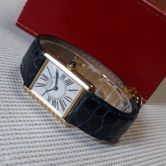 Cartier - 【美品☆】カルティエ マストタンク ヴェルメイユ オパラン / 腕時計