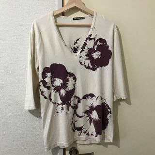 フラボア(FRAPBOIS)のフラボア 花柄 トップス カットソー Tシャツ ブラウス(カットソー(半袖/袖なし))