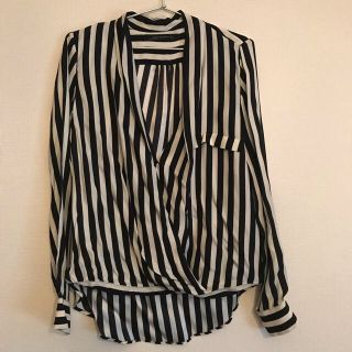 ザラ(ZARA)のZARA ストライプシャツ(シャツ/ブラウス(長袖/七分))