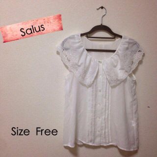 サルース(salus)のsalus ノースリーブブラウス(シャツ/ブラウス(半袖/袖なし))