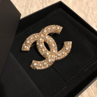 CHANEL   美品シャネル パールブローチ の通販 by krk's shop