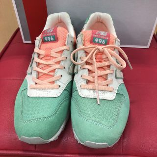 ニューバランス(New Balance)のニューバランス 996 グリーン 24.0㎝(スニーカー)